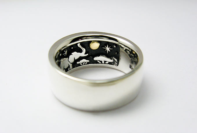 画像4: R-035　同じ月を見てた　-アフリカゾウ-　 (4)